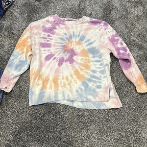 American eagle Oversized crewneck tie die